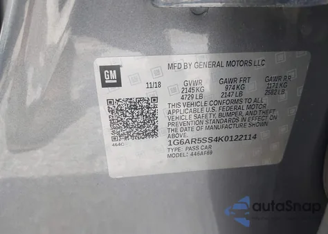 2019 Cadillac Cts Luxury from USA, damaged, VIN 1G6AR5SS4K0122114